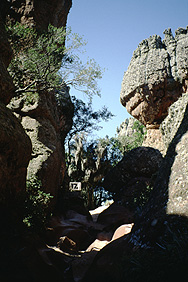 Rock formations near Ponta Grossa