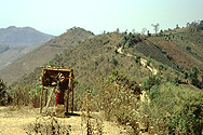 Water jug in the mountains near Kalaw