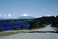 Osorno volcano at Rupanco lake
