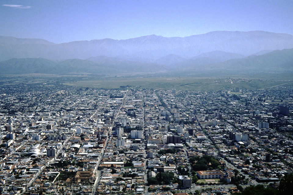 View of Salta in northern Argentina