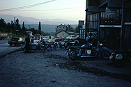 Dnjepr motorbikes in Tosya on the E80 road