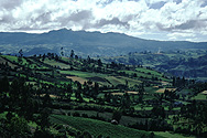 Landscape at the border to Ecuador
